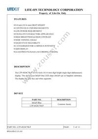 LTP-4824CTB-P Datasheet Page 2