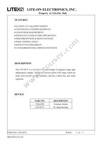 LTP-587Y Datasheet Cover