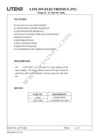 LTP-7188G Datasheet Page 2