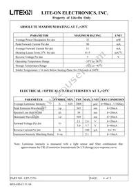 LTP-757G Datasheet Page 4