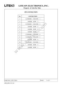 LTP-757KA Datasheet Page 3