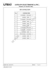 LTP-757Y Datasheet Page 3