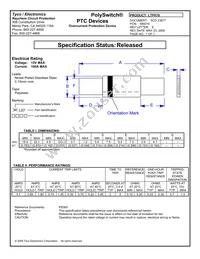 LTP070 Datasheet Cover