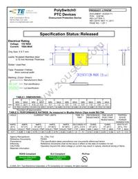 LTP070F Datasheet Cover