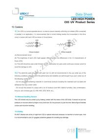 LTPL-C034UVH365 Datasheet Page 18