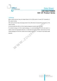 LTPL-C034UVH365 Datasheet Page 20