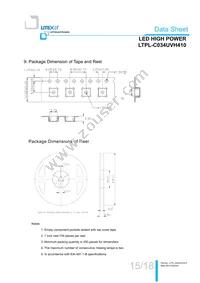 LTPL-C034UVH410 Datasheet Page 16