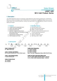 LTPL-M13710ZS40-T2 Datasheet Cover