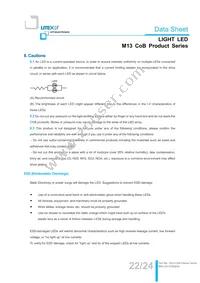 LTPL-M13710ZS40-T2 Datasheet Page 22