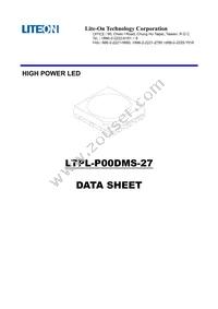 LTPL-P00DMS27 Datasheet Cover