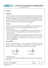 LTPL-P00DMS27 Datasheet Page 12