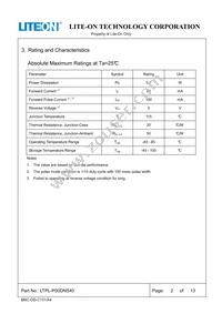 LTPL-P00DNS40 Datasheet Page 3