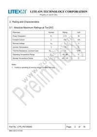 LTPL-P013NS40 Datasheet Page 3