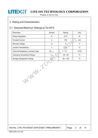 LTPL-P013WS57 Datasheet Page 2