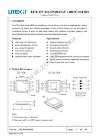 LTPL-P033MS28 Datasheet Cover