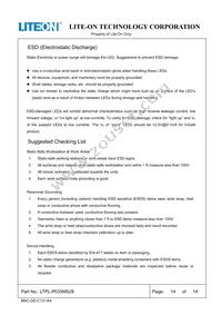 LTPL-P033MS28 Datasheet Page 14