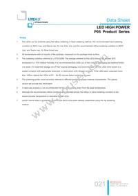 LTPL-P05EZS50 Datasheet Page 21