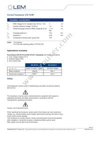 LTS 15-NP Datasheet Page 3