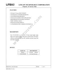 LTS-2301AB Datasheet Cover