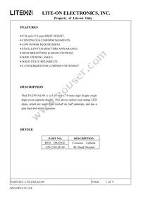 LTS-2301AE-09 Datasheet Page 2