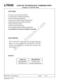 LTS-3401LE-03 Datasheet Page 2