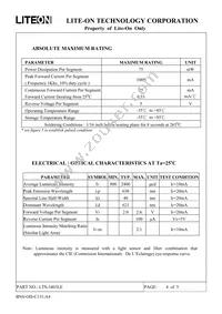 LTS-3403LE Datasheet Page 4