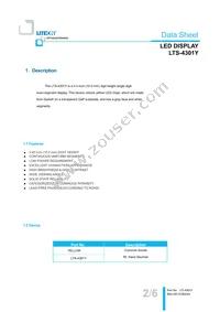 LTS-4301Y Datasheet Page 3