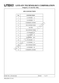 LTS-4610AE Datasheet Page 3