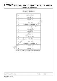 LTS-4640AE Datasheet Page 3