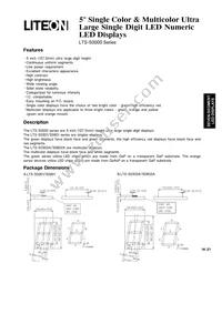 LTS-50301G Datasheet Cover