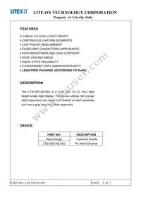 LTS-5501AE-09J Datasheet Page 3