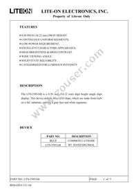 LTS-5503AB Datasheet Cover