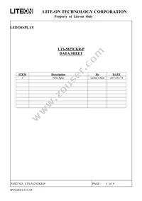 LTS-5825CKR-P Datasheet Cover