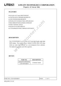 LTS-5825CKR-P Datasheet Page 2