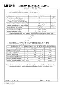 LTS-7671GN Datasheet Page 4