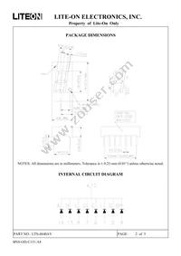 LTS4840AY Datasheet Page 2