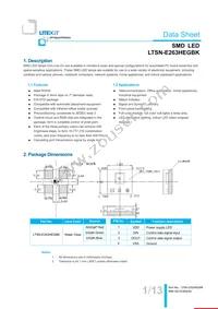 LTSN-E263HEGBK Datasheet Page 2