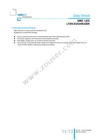 LTSN-E263HEGBK Datasheet Page 12