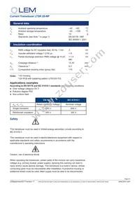 LTSR 25-NP Datasheet Page 2
