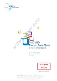 LTST-010KRKT Datasheet Cover