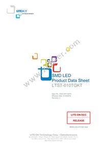 LTST-010TGKT Datasheet Cover