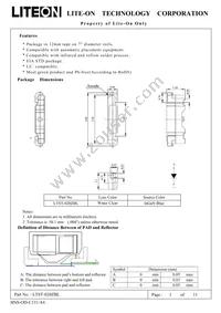 LTST-020ZBL Datasheet Cover