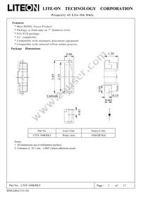 LTST-108KRKT Datasheet Page 2