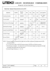 LTST-108KRKT Datasheet Page 4