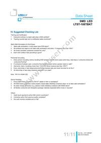 LTST-108TBKT Datasheet Page 12