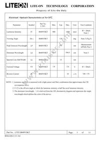 LTST-B680VSKT-LW Datasheet Page 4