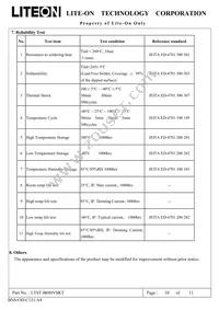 LTST-B680VSKT-LW Datasheet Page 11