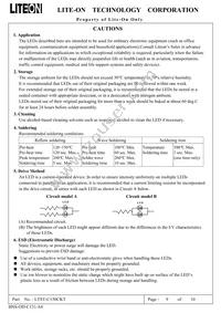 LTST-C150CKT Datasheet Page 10