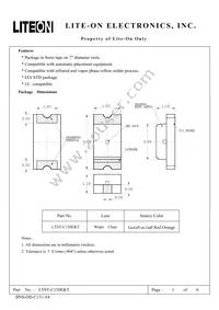 LTST-C150EKT Datasheet Cover