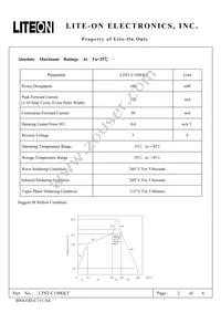 LTST-C150EKT Datasheet Page 2